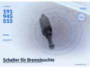 Schalter für Bremsleuchte VW Golf III (1H) 191945515