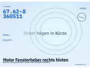 Motor Fensterheber rechts hinten BMW 5er Touring (E39) 67.62-8360511