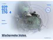 Wischermotor hinten FORD Fiesta II (FBD) 0390211704
