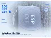 Schalter für ESP VW Passat Variant (3C5, B6) 3C0927117B