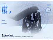 Armlehne SKODA Octavia II Combi (1Z)1Z0864207A 1Z0864207A