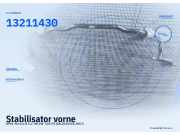 Stabilisator vorne OPEL Meriva B 13211430