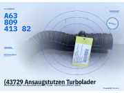 (43729 Ansaugstutzen Turbolader MERCEDES-BENZ Vito Bus (638) A6380941382