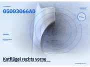 Kotflügel rechts vorne CHRYSLER 300 M (LR) 05003066AF 05003066AD