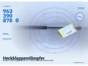 Heckklappendämpfer PEUGEOT 206 Schrägheck (2A/C) 9633908780