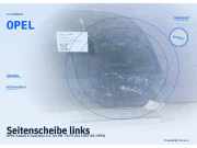 Seitenscheibe links OPEL Kadett E Cabriolet OPEL