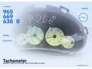 Tachometer PEUGEOT 206 CC 9656696380