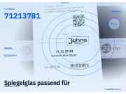 Spiegelglas passend für VW Polo 02 9N 04/05-12/09 links Fahrerseite 71213781