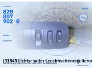 (31845 Lichtschalter Leuchtweitenregulierung RENAULT Megane II (M) 8200079020) 8200079020