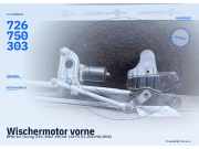 Wischermotor vorne BMW 3er Touring (F31) 726750303