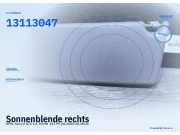 Sonnenblende rechts OPEL Astra H GTC 13233498 13113047