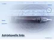 Antriebswelle links PEUGEOT 1007 (K)