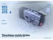 Türschloss rechts hinten OPEL Meriva A GH13154794