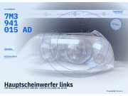 Hauptscheinwerfer links VW Sharan (7M) 7M3941015AD