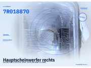 Hauptscheinwerfer rechts SUZUKI Alto (EC) 7R018870