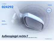 Außenspiegel rechts FORD Focus II Stufenheck (DB, DH, FCH) 1510871 024292