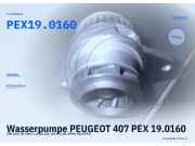 Wasserpumpe PEUGEOT 407 PEX 19.0160