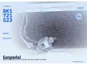 Gaspedal AUDI A4 (8K, B8) 8K1721523A 8K1721523