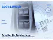 Schalter für Fensterheber NISSAN Almera II Hatchback (N16) 809613M510