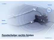 Fensterheber rechts hinten NISSAN Primera (P10)