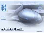 Außenspiegel links JAGUAR X-Type (X400) E11015712