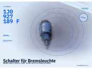 Schalter für Bremsleuchte SKODA Fabia II (5J) 1J0927189F