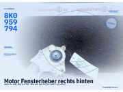 Motor Fensterheber rechts hinten AUDI A4 (8K, B8) 8K0959794