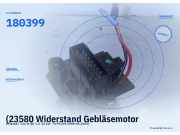 (23580 Widerstand Gebläsemotor RENAULT Clio II (B) 180399