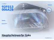 Hauptscheinwerfer links FORD Fiesta III (GFJ) 92FG13006A2B
