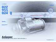 Anlasser VW Golf VII (5G) 02Z911024Q