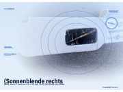 (Sonnenblende rechts OPEL Astra F Caravan)