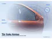 Tür links hinten FIAT Punto (176) Orange / Gelb