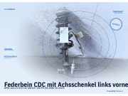 Federbein CDC mit Achsschenkel links vorne OPEL Astra H GTC