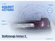 Stoßstange hinten VW Polo IV (9N, 9A) 6Q6807417 GRU