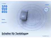 Schalter für Tankklappe VW Golf V (1K) 1F0959855
