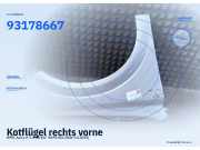 Kotflügel rechts vorne OPEL Astra H 93178667