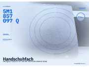 Handschuhfach VW Tiguan I (5N) 5N1857035B 5M1857097Q