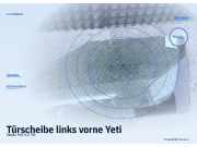 Türscheibe links vorne Yeti Skoda