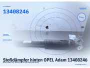 Stoßdämpfer hinten OPEL Adam 13408246
