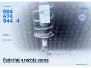 Federbein rechts vorne FIAT Punto Van (188) 0050711334 0046749444