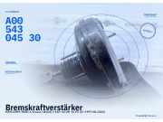Bremskraftverstärker MERCEDES-BENZ A-Klasse (W168) A0054304530