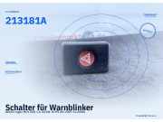 Schalter für Warnblinker DACIA Logan MCV 25177 213181A
