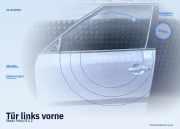 Tür links vorne Skoda Fabia II (542)