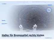 Halter für Bremssattel rechts hinten MERCEDES-BENZ B-Klasse (W245)