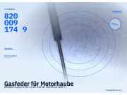 Gasfeder für Motorhaube RENAULT Espace IV (K) 8200091749
