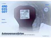 Antennenverstärker AUDI A6 Avant (4A5,C8) 4M0035507