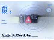 Schalter für Warnblinker MERCEDES-BENZ E-Klasse Kombi (S210) 2108208010