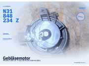 Gebläsemotor PEUGEOT 306 N31848234Z
