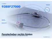 Fensterheber rechts hinten FORD Mondeo II (BAP) 93BBF27000