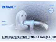 Außenspiegel rechts RENAULT Twingo I (C06) 8200039875 RENAULT